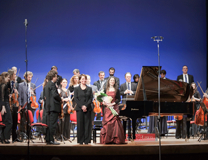 2013. Concerto con la pianista Irene Veneziani.